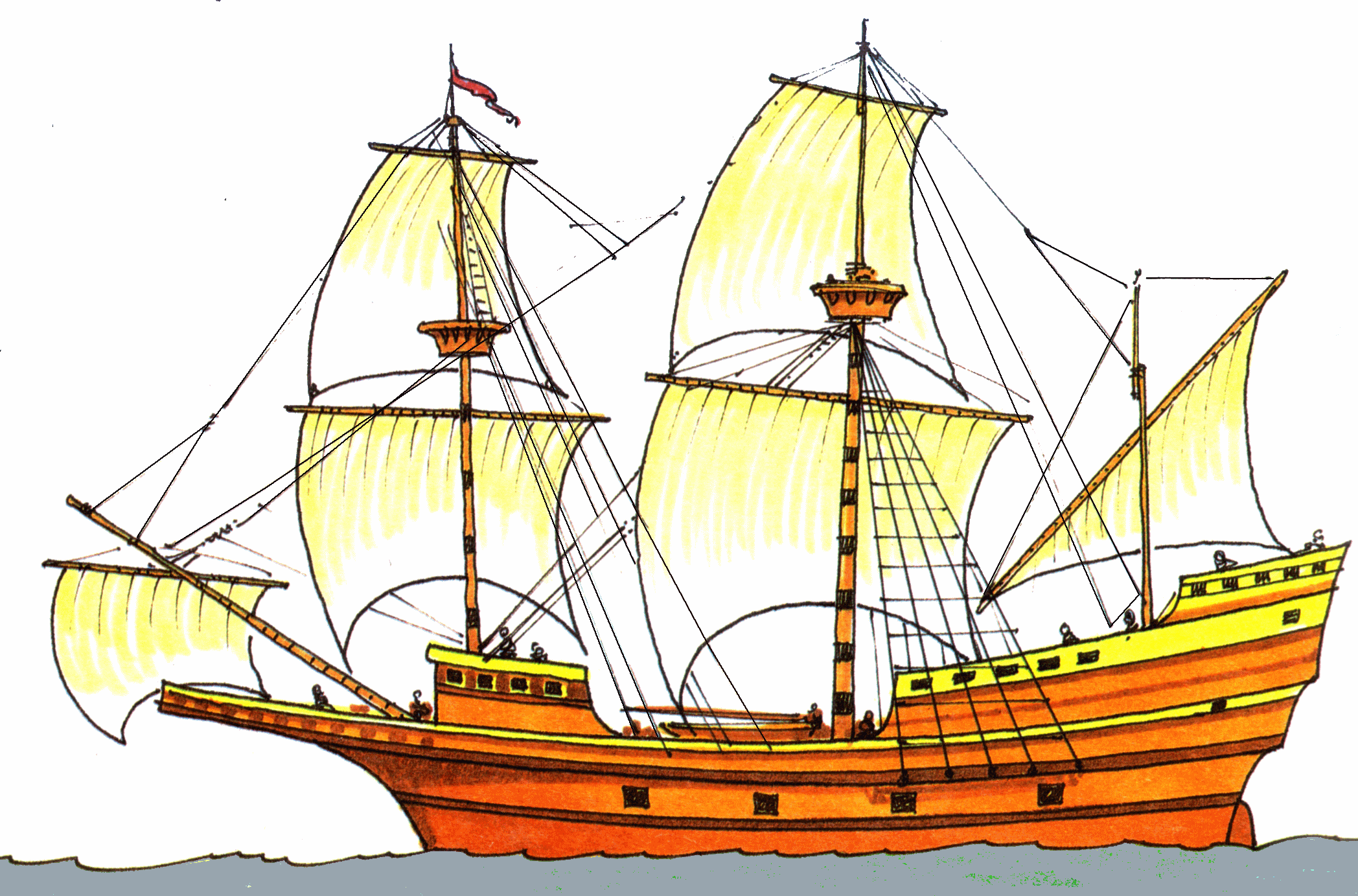 28 Collection Of Mayflower Ship Clipart Black And White - Mayflower Ship Picture Gallery - HD Wallpaper 
