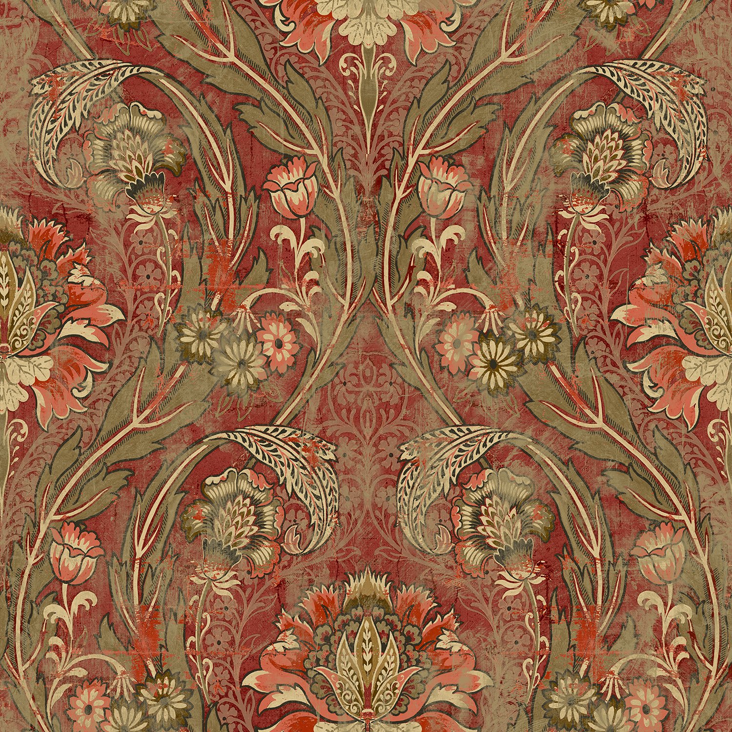Victorian Floral - HD Wallpaper 