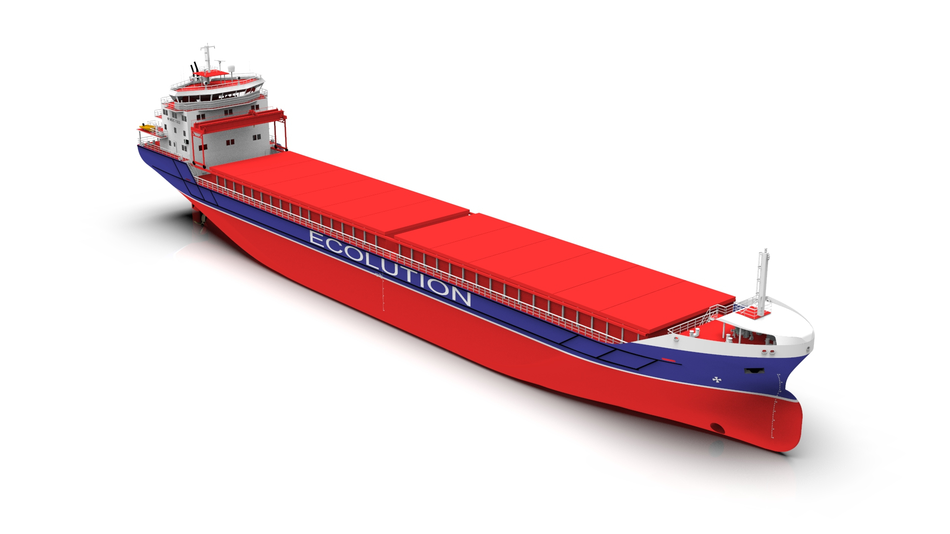 Mdc 1302 Ecolution Type General Cargo Carrier, 8500 - Feeder Ship - HD Wallpaper 