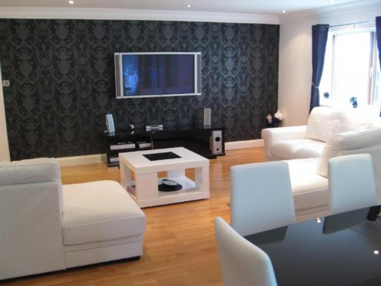 Black Wallpaper Living Room - 1280x960 Wallpaper - teahub.io