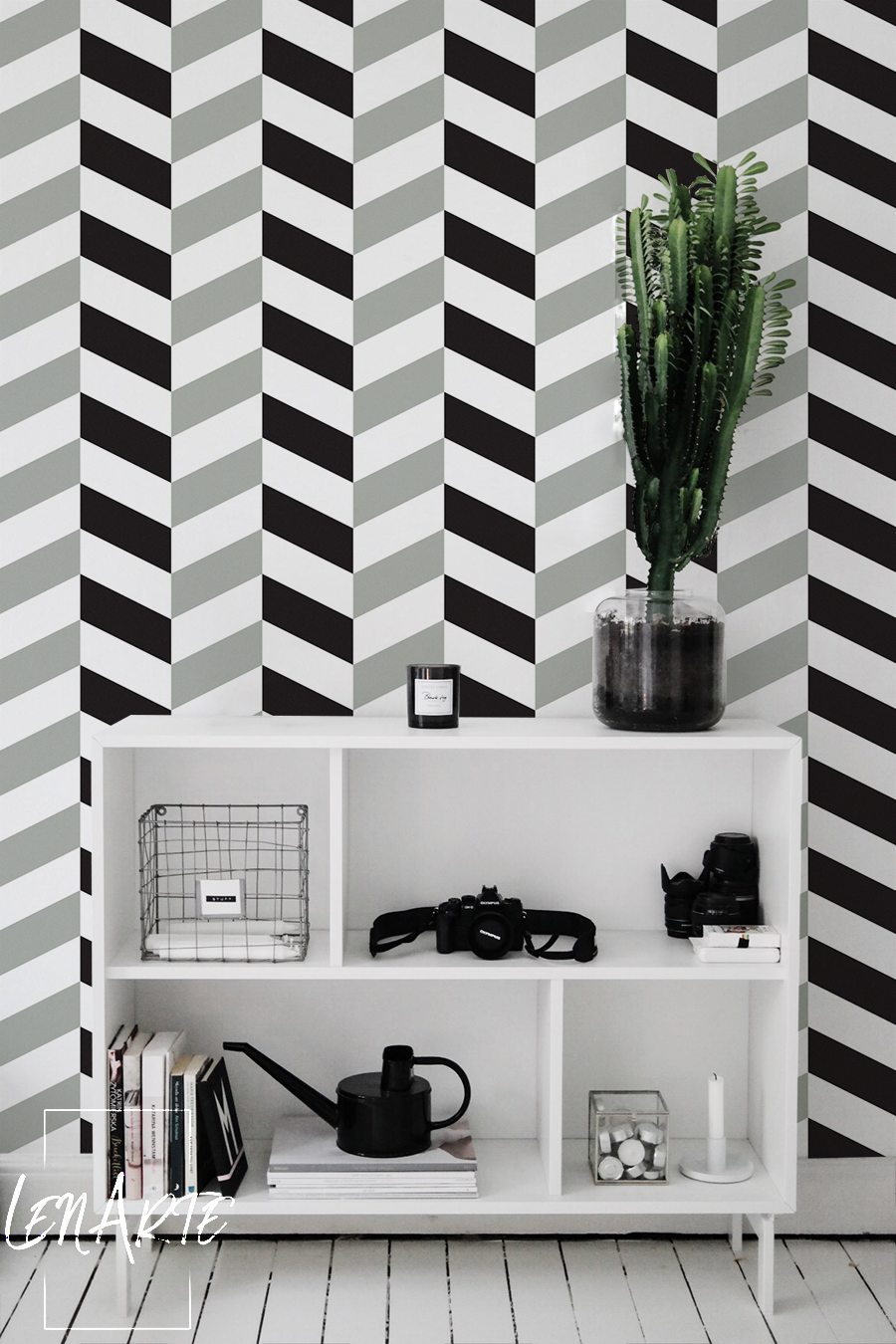 Living Room Minimalist Shelf - HD Wallpaper 