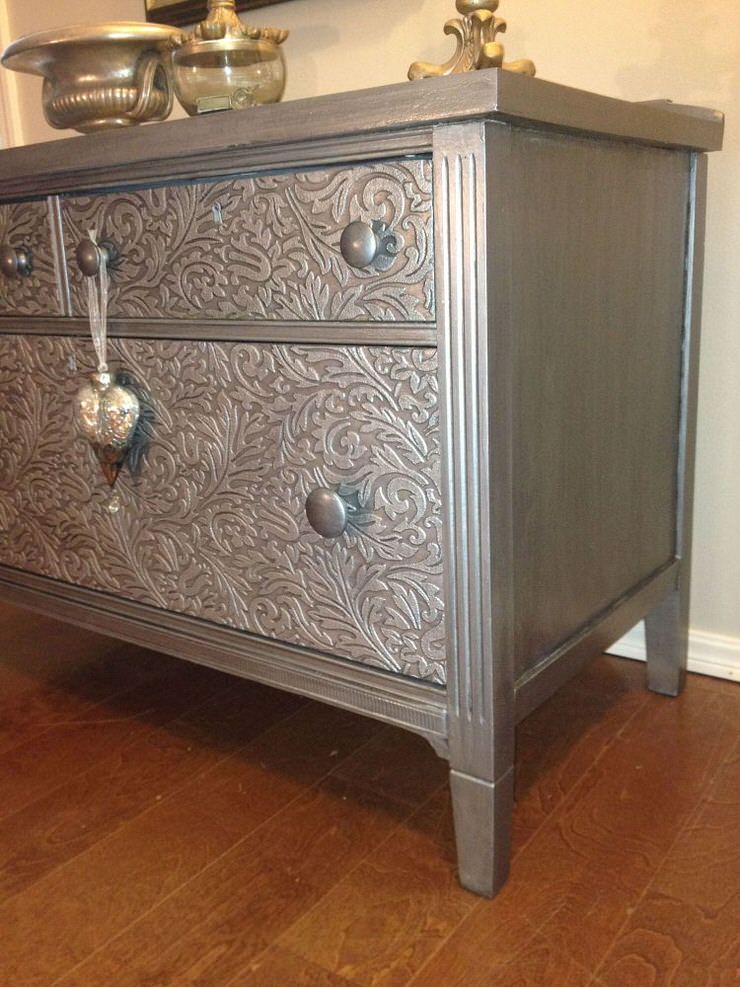 Painted Wallpaper On Furniture - HD Wallpaper 