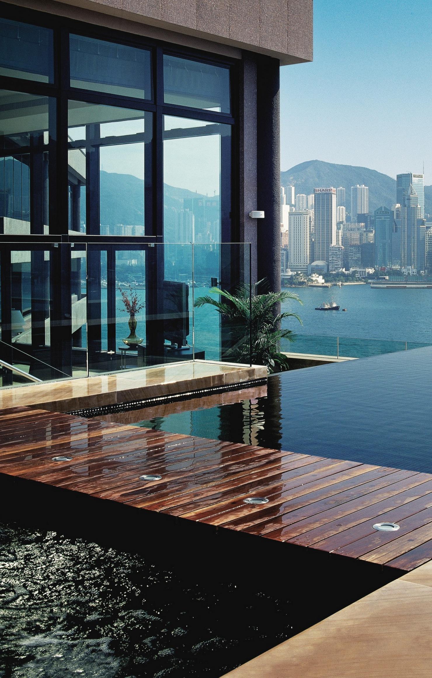 Luxury House Pool Skuscrapers Panoramic View Retina - Best Hotel In Hong Kong - HD Wallpaper 
