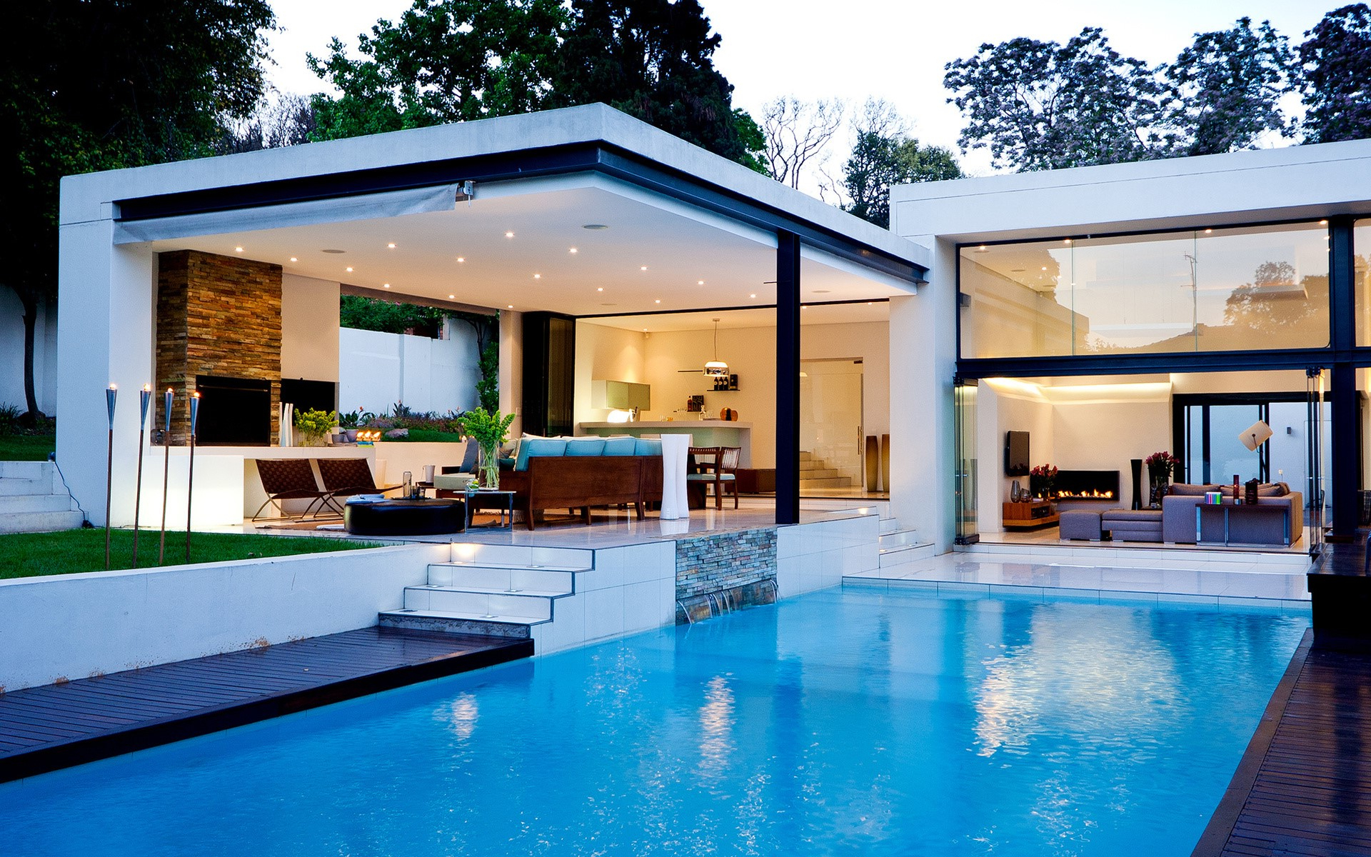 beautiful house with pool