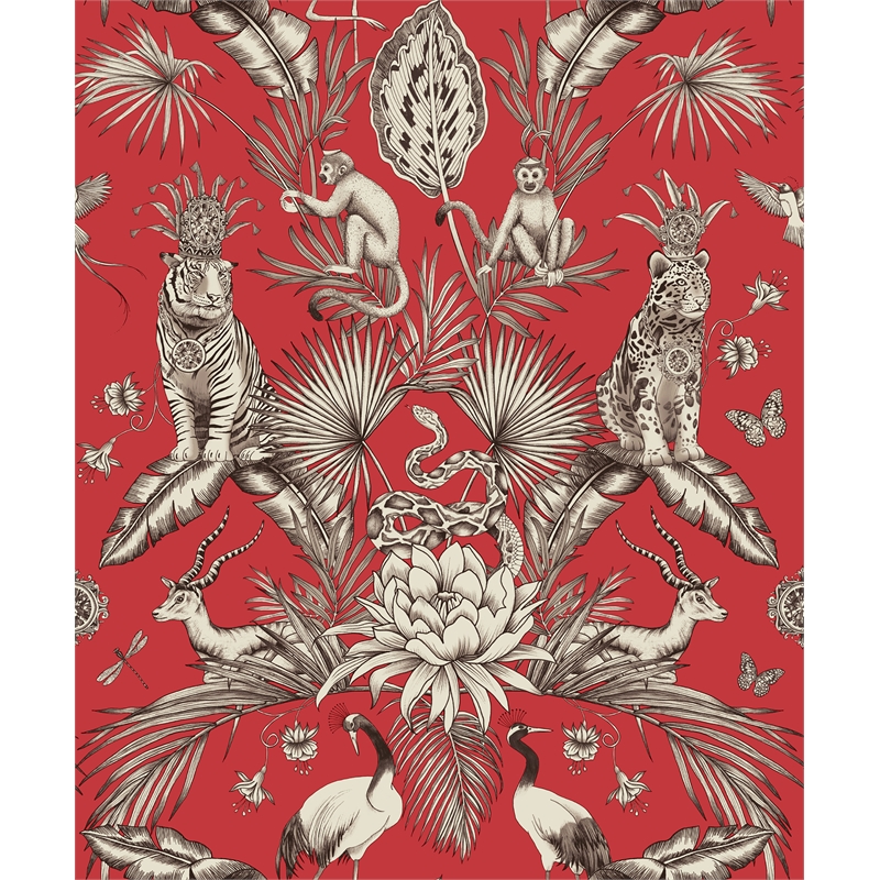 Jungle Wallpaper With Animals - HD Wallpaper 