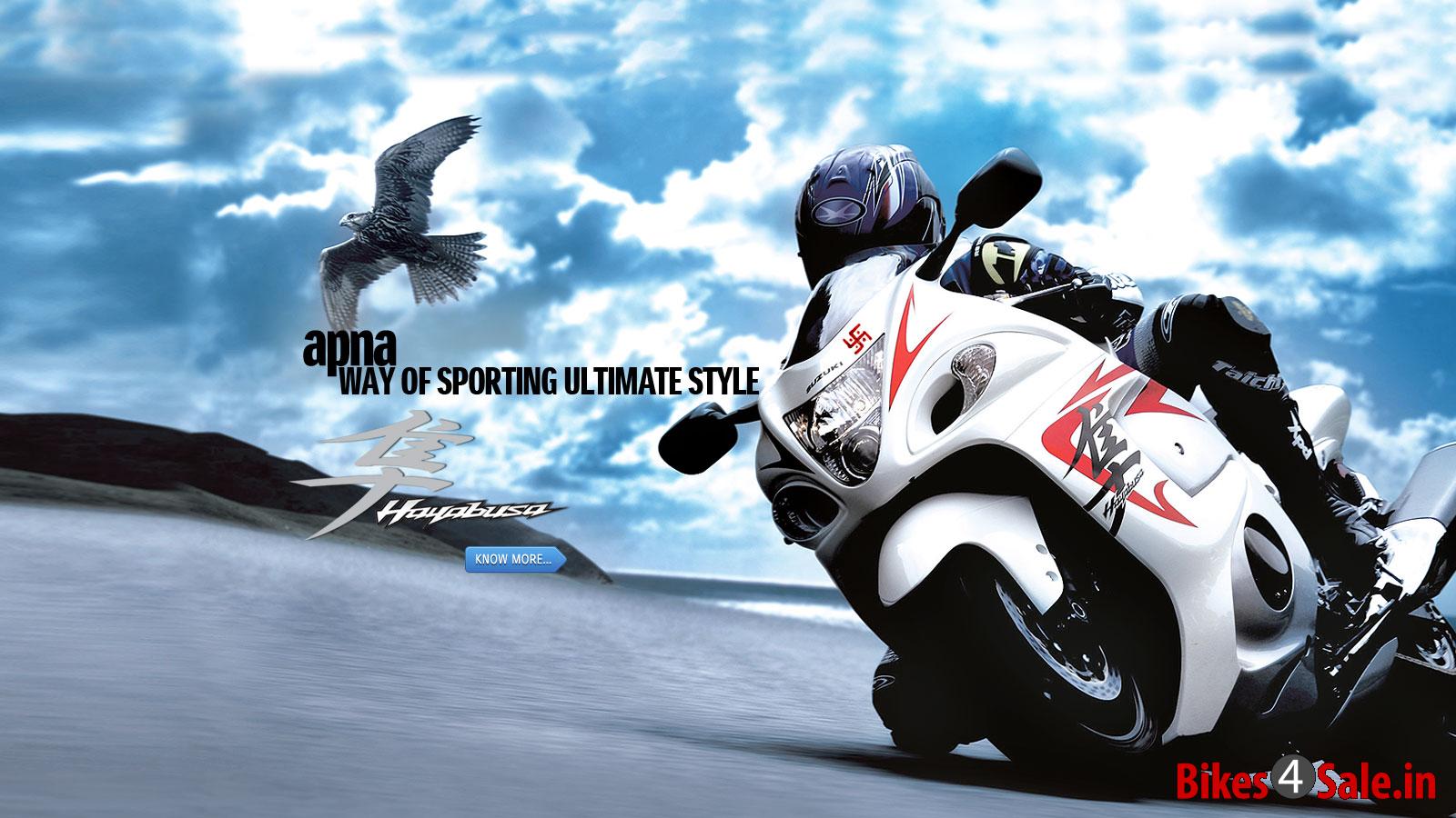 Suzuki Hayabusa Gsx1300r - White Hayabusa Wallpapers In Hd - HD Wallpaper 