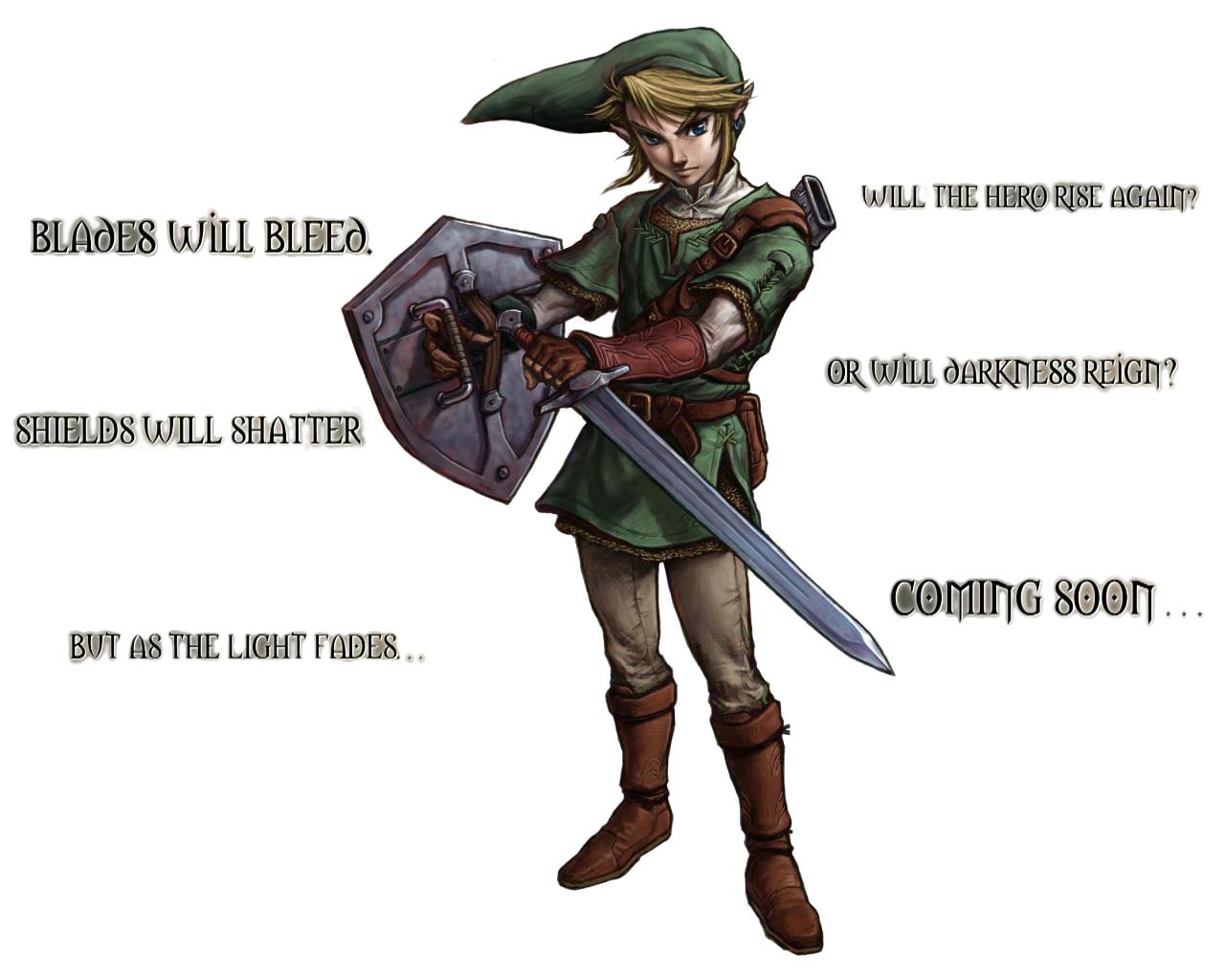 Coming Soon Standard Wallpaper - Link The Legend Of Zelda Twilight Princess - HD Wallpaper 