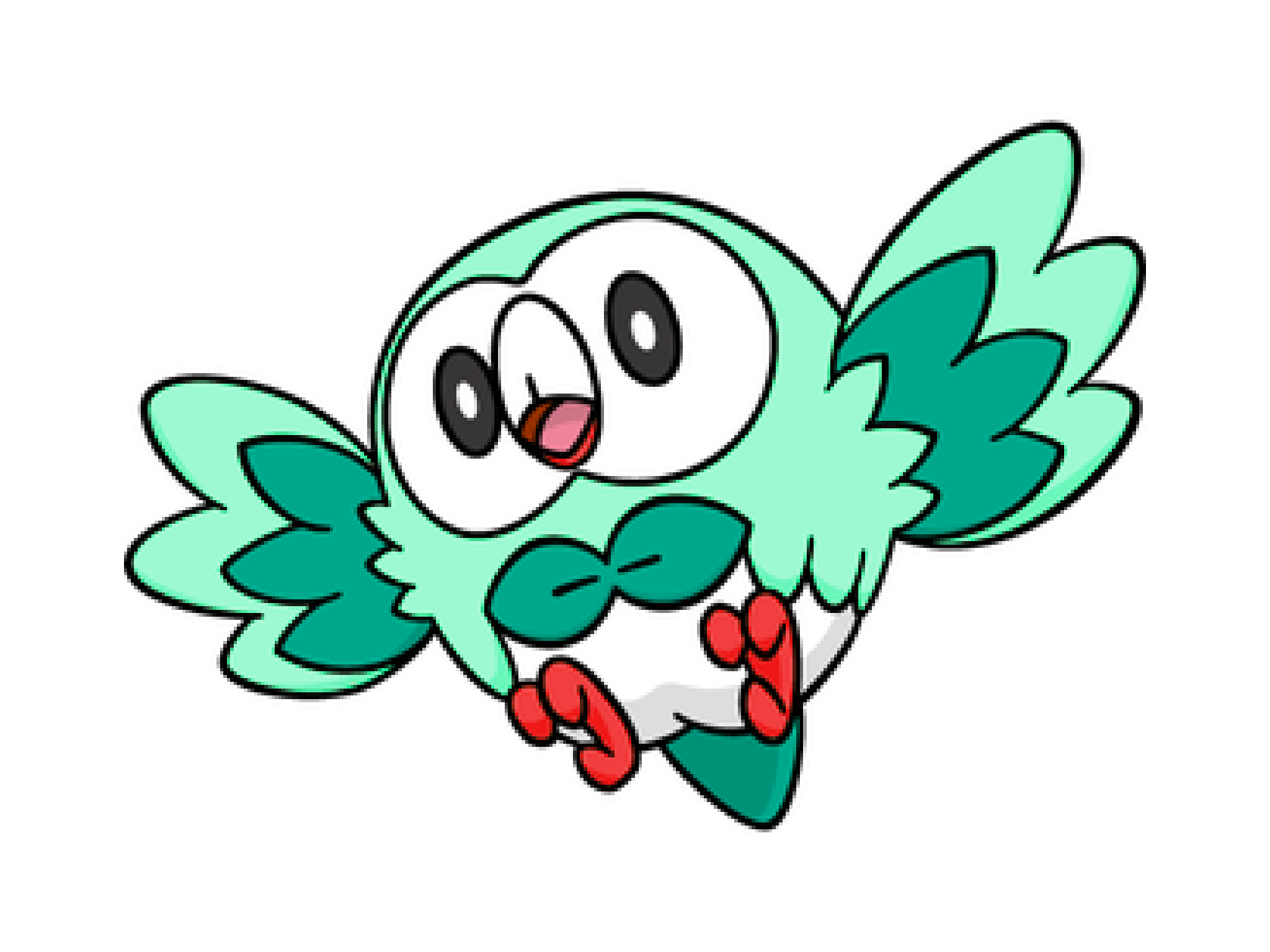 #rowlet #shiny #pokemon #freetoedit - Pokemon Global Link Rowlet - HD Wallpaper 