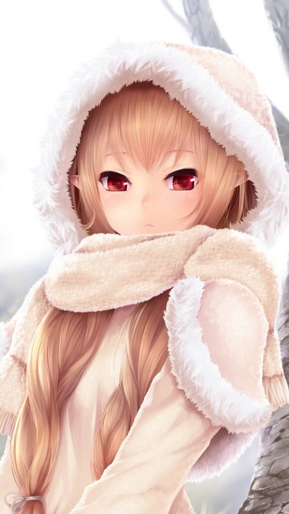 Anime Girls In Winter - HD Wallpaper 