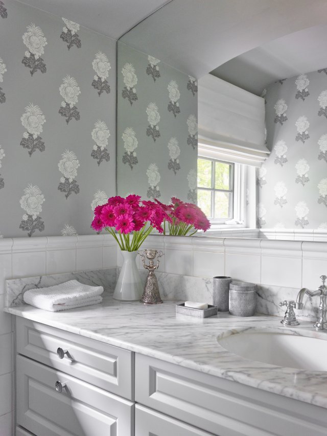 Bathroom Carrara Marble - HD Wallpaper 