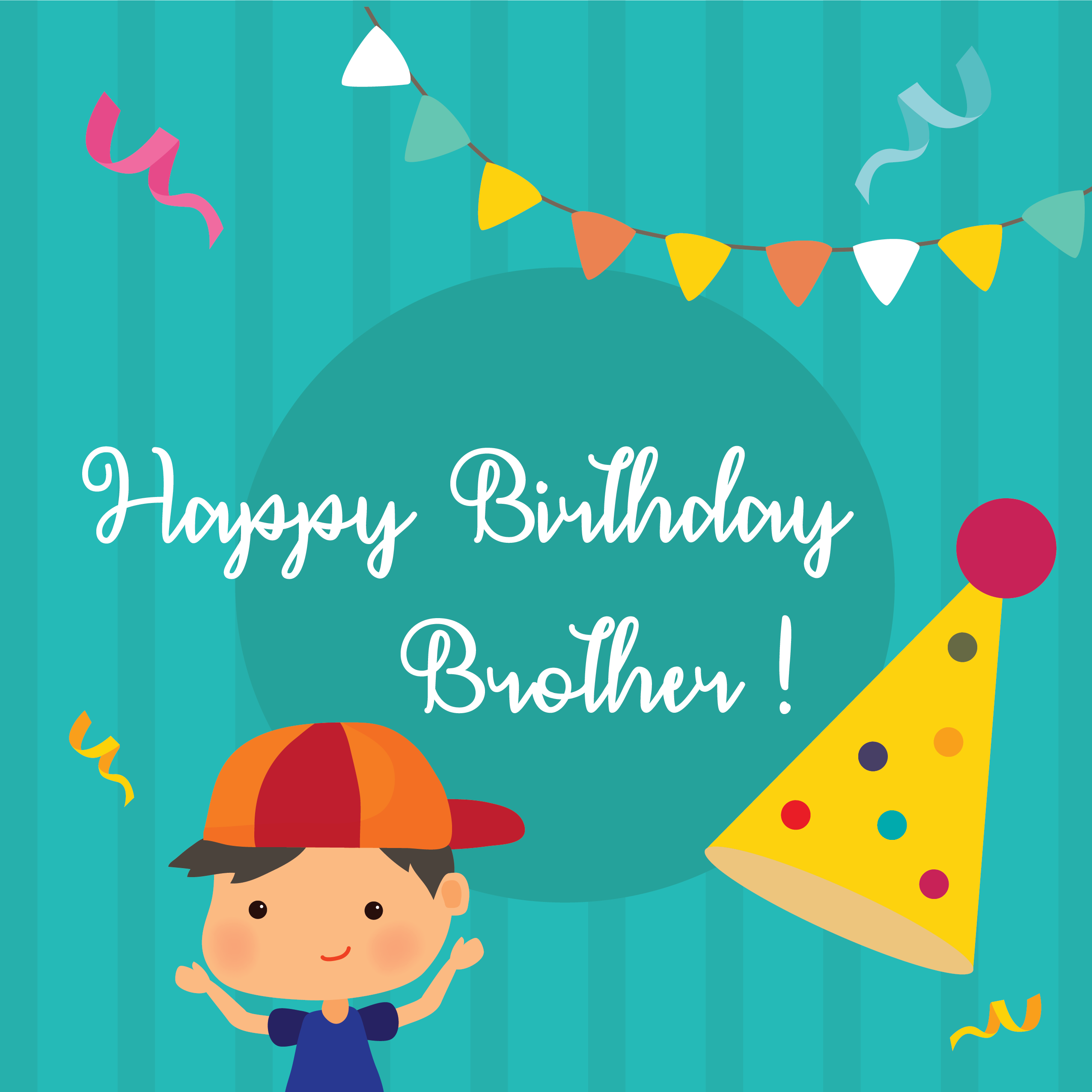Happy Birthday Wishes Brother - Happy Birthday Cute Wishes For Brother - HD Wallpaper 