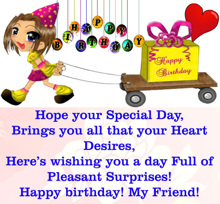 Birthday Wishes For Small Friend - HD Wallpaper 