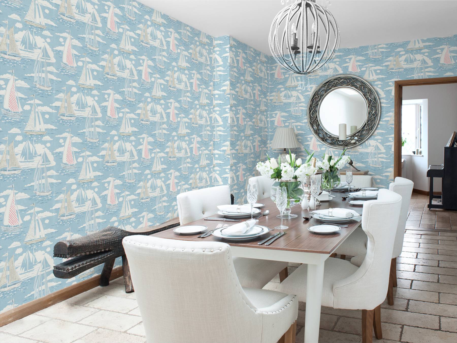 Ralph Lauren Fern Toile - HD Wallpaper 