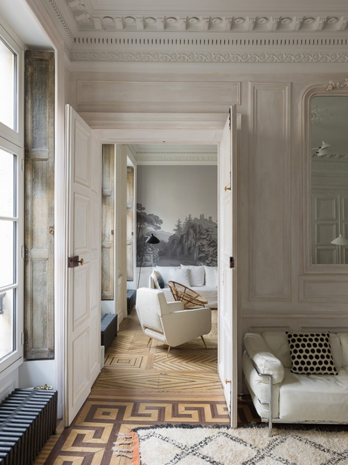 Haussmann Apartment Floor Plan - HD Wallpaper 