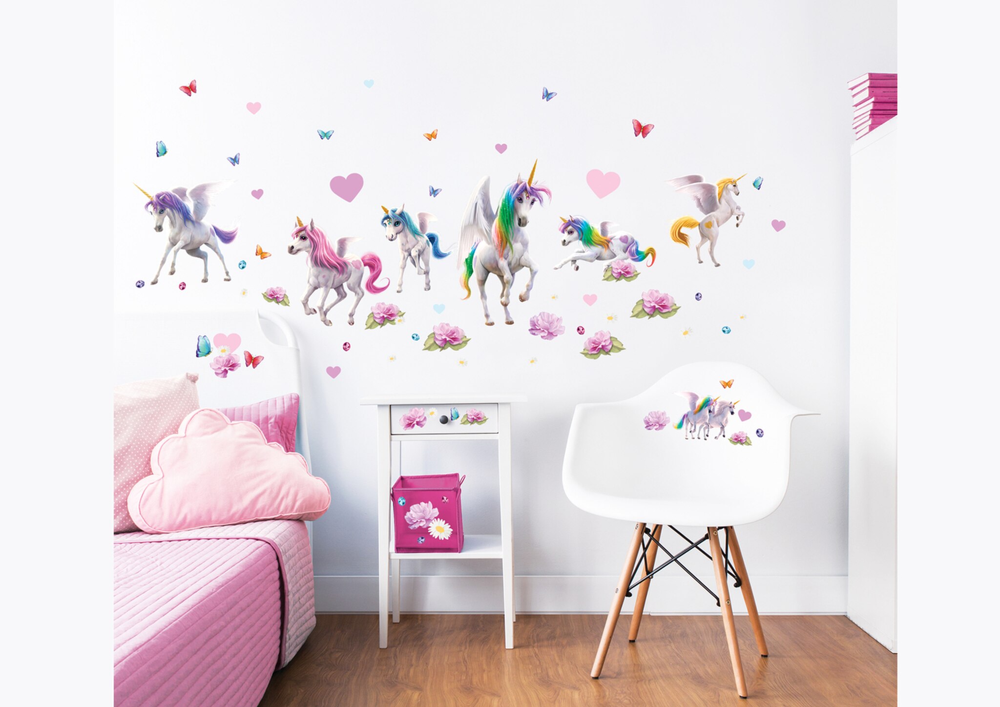 Magical Unicorn Wall Stickers - Виниловые Наклейки На Мебель - HD Wallpaper 