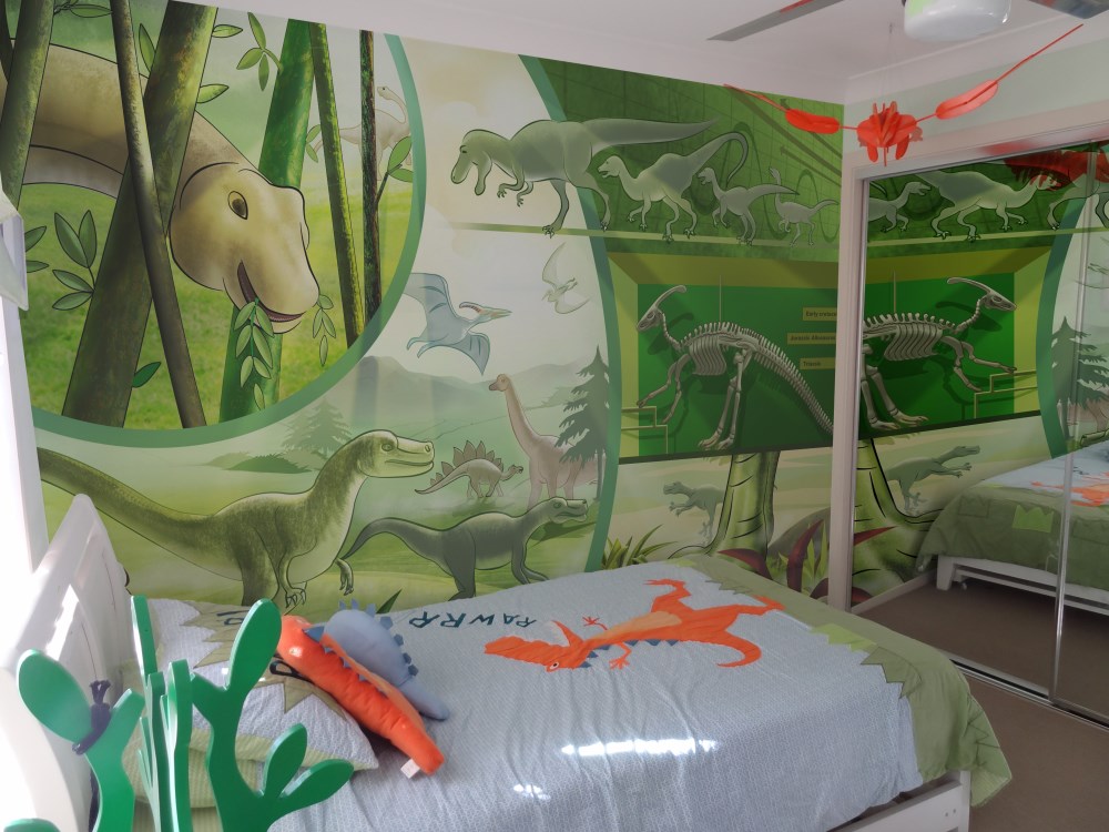 Wedowallpaper Kids Wallpaper Dinosaurs, Cartoon Dinosaurs, - Dinosaur - HD Wallpaper 