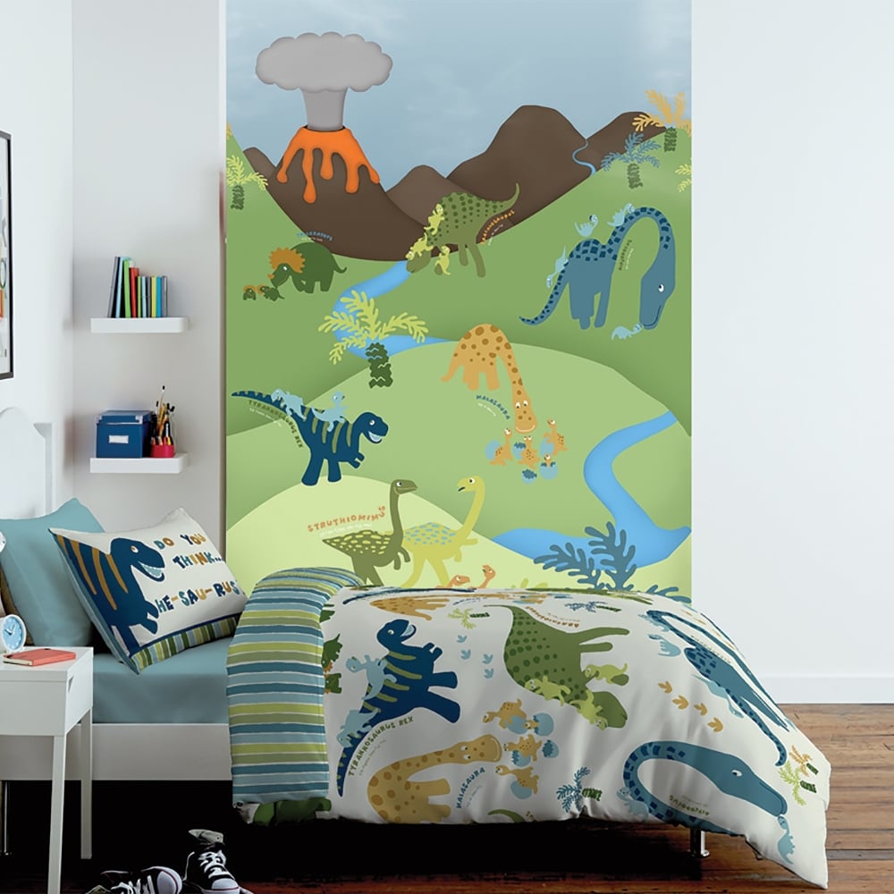 Dinosaur Kids Mural - HD Wallpaper 