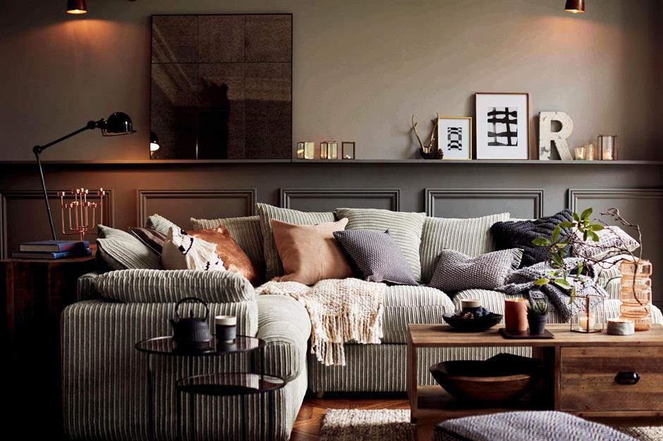 Cosy Living Room Corner Sofa - HD Wallpaper 