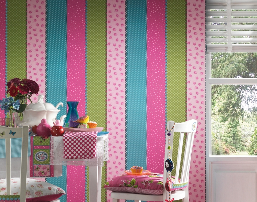 Bright Wallpaper For Living Room - HD Wallpaper 