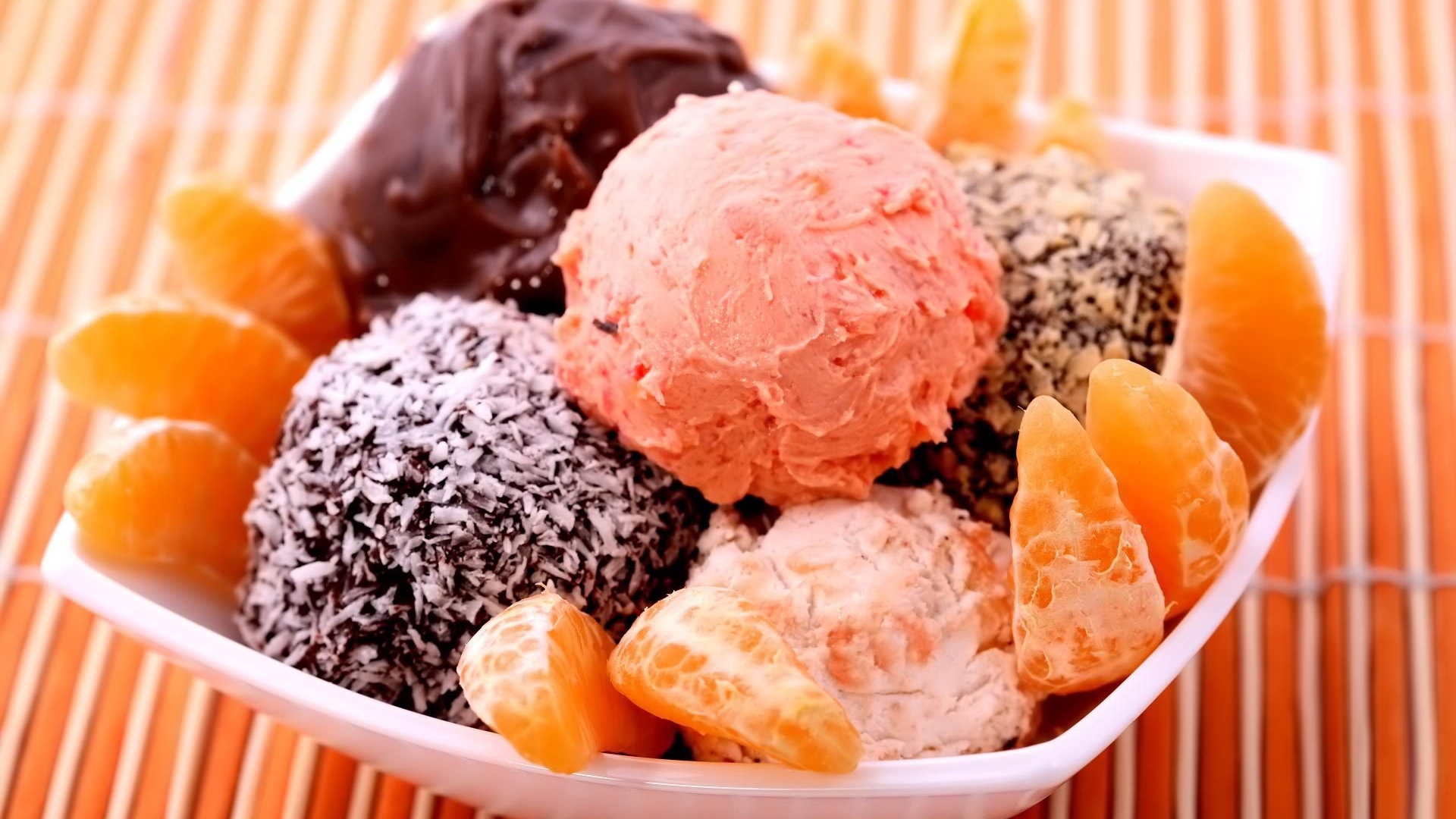 Ice Cream Allsorts And Oranges Hd Wallpaper - Ice Cream Flavours Frostee - HD Wallpaper 