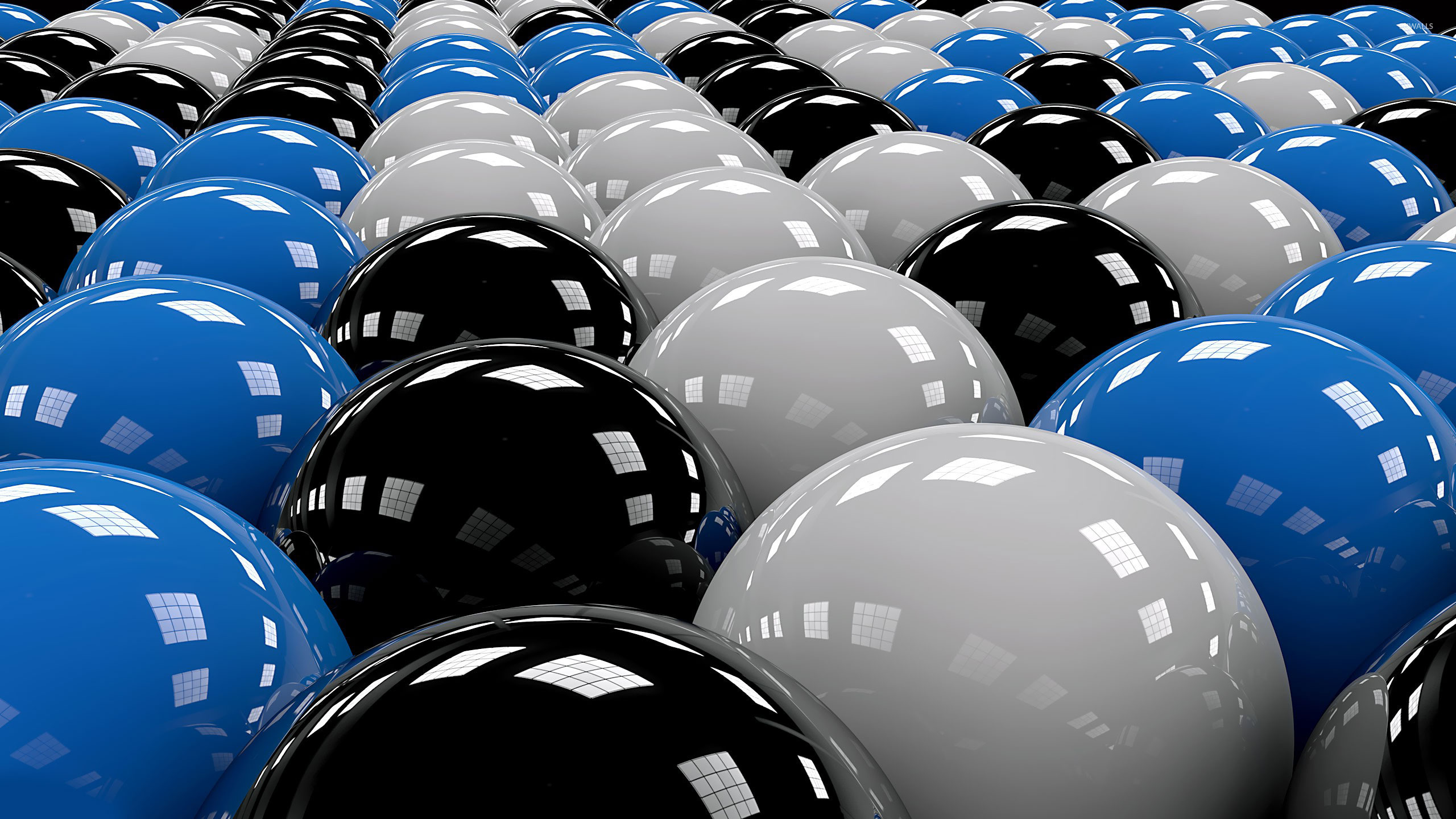 Shiny Spheres - HD Wallpaper 