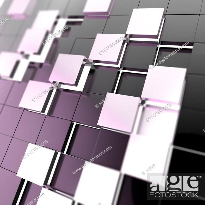 Futuristic Cube Background Wallpaper Made Of Shiny - Fond D Écran Cube - HD Wallpaper 