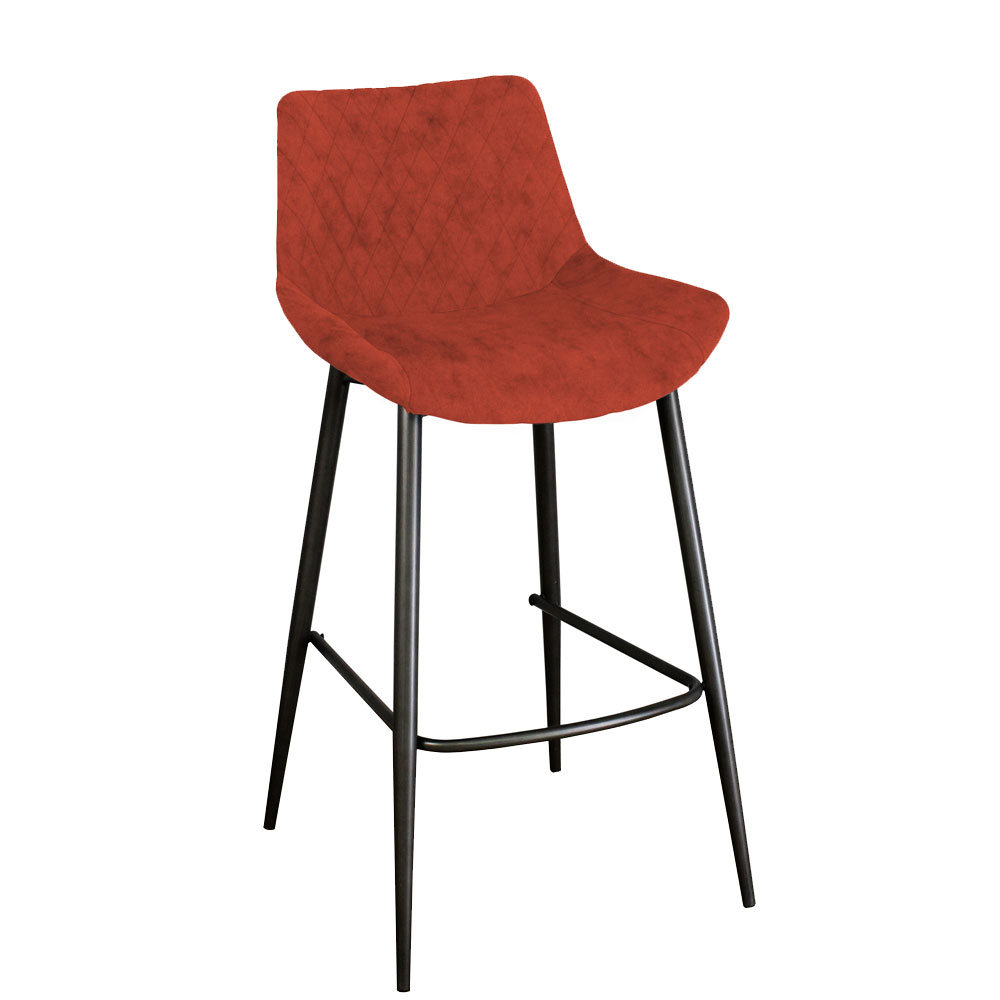 Maisie Bar Stool Burnt Orange - Buy Orange Bar Stool - HD Wallpaper 