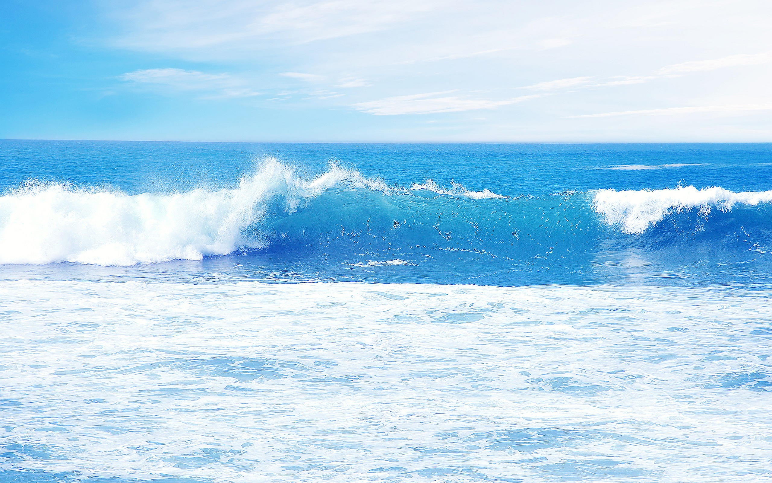 Ocean Waves Beach - HD Wallpaper 