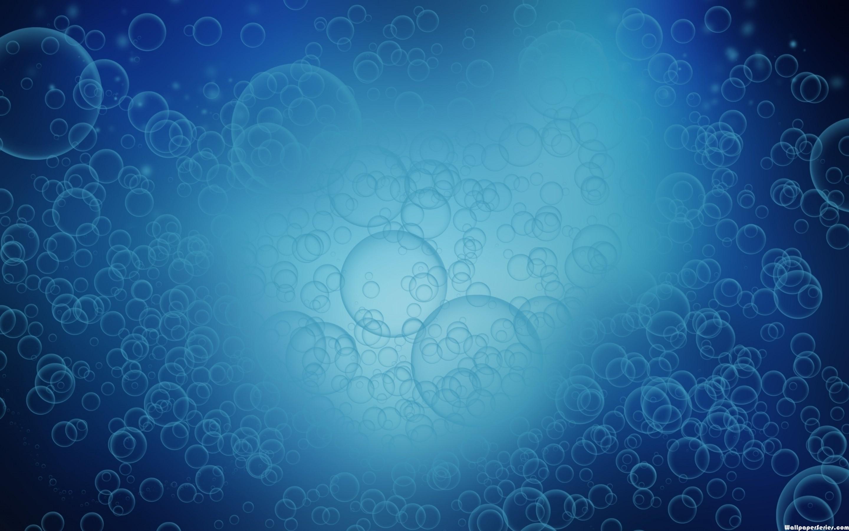 Hd Blue Bubble Pattern Wallpaper - Fractal Art - HD Wallpaper 