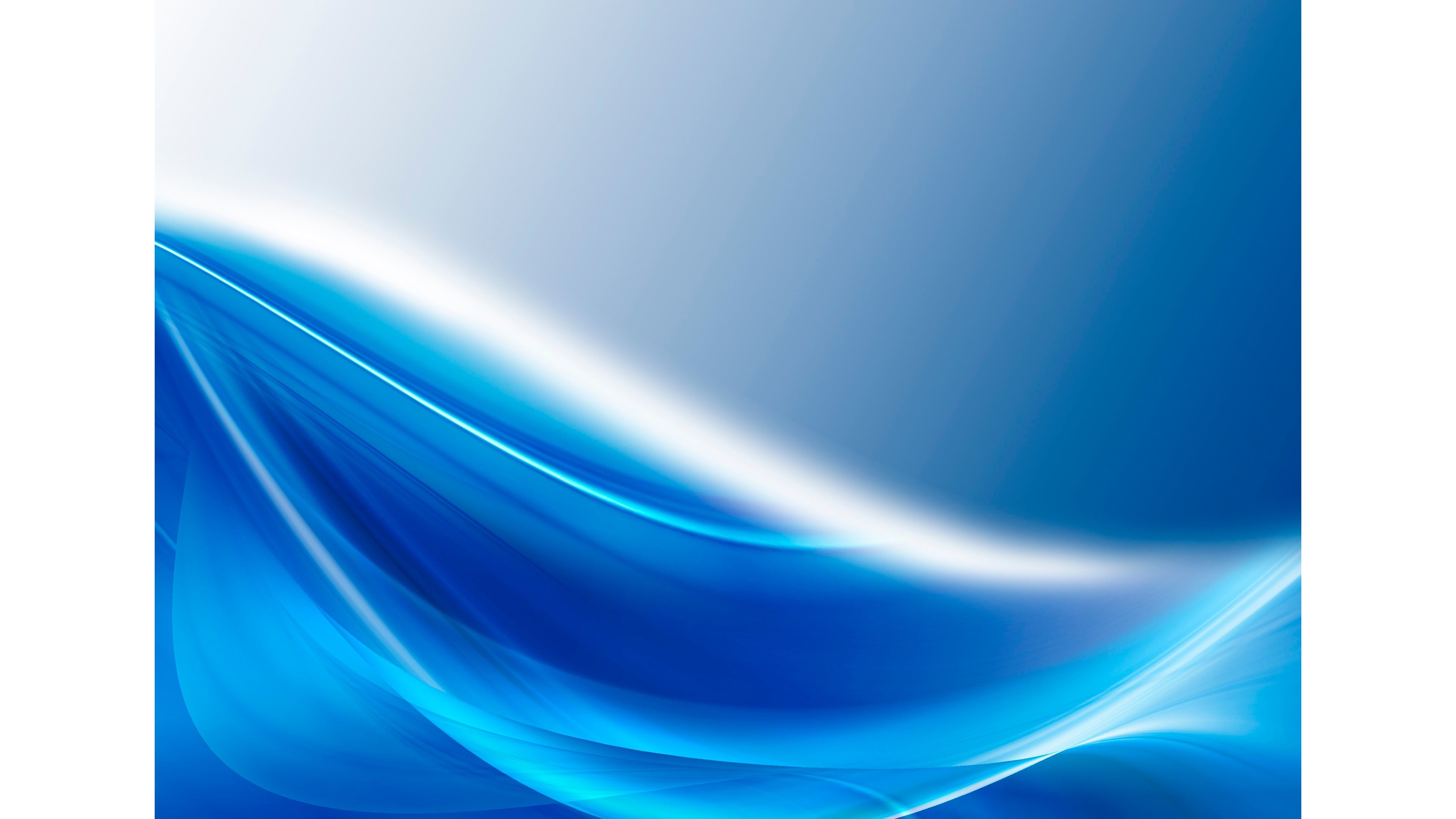 3840x2160, Blue Waves 4k Abstract Wallpapers 
 Data - Fractal Art - HD Wallpaper 