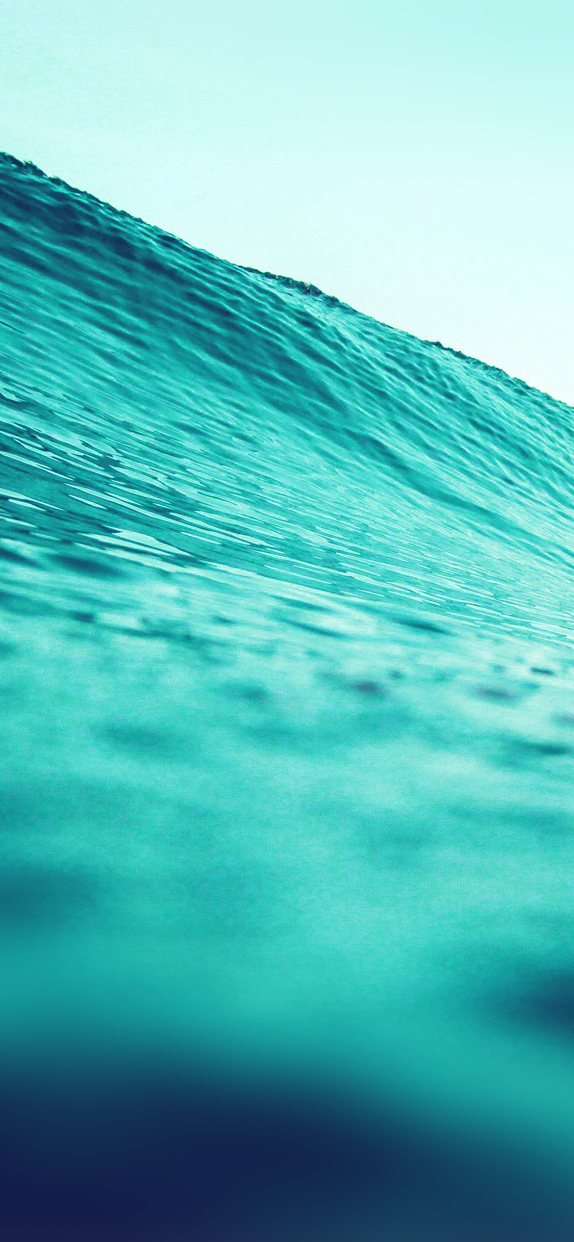 Com Apple Iphone Wallpaper Mt62 Wave Sea Blue Green - Green And Blue Iphone - HD Wallpaper 