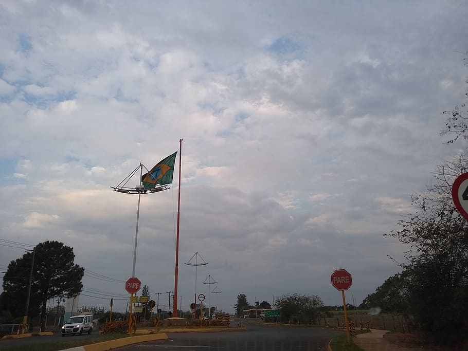 Brazil, Guaiçara, Via Ac - Flag - HD Wallpaper 