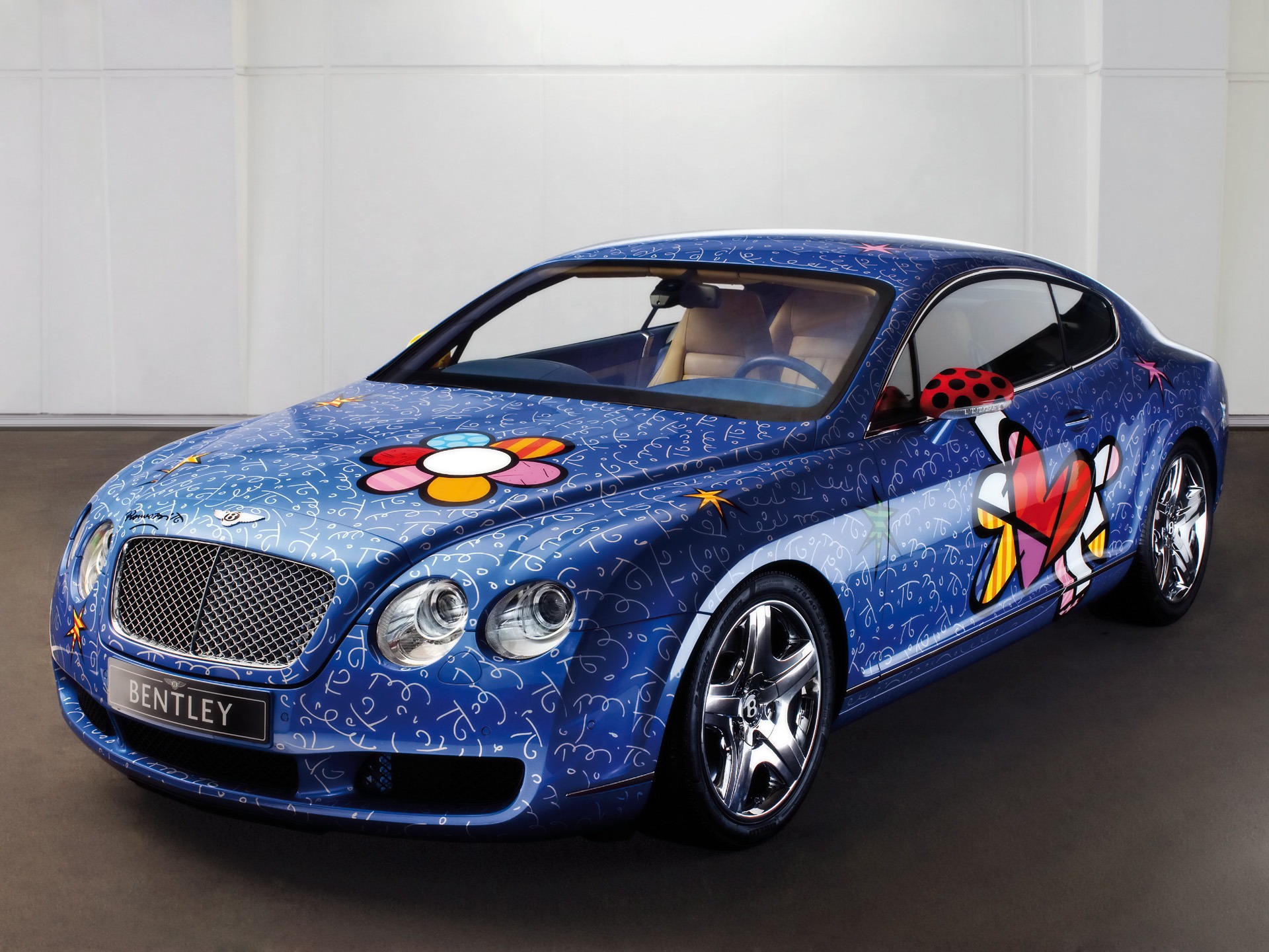 Romero Britto Bentley - HD Wallpaper 