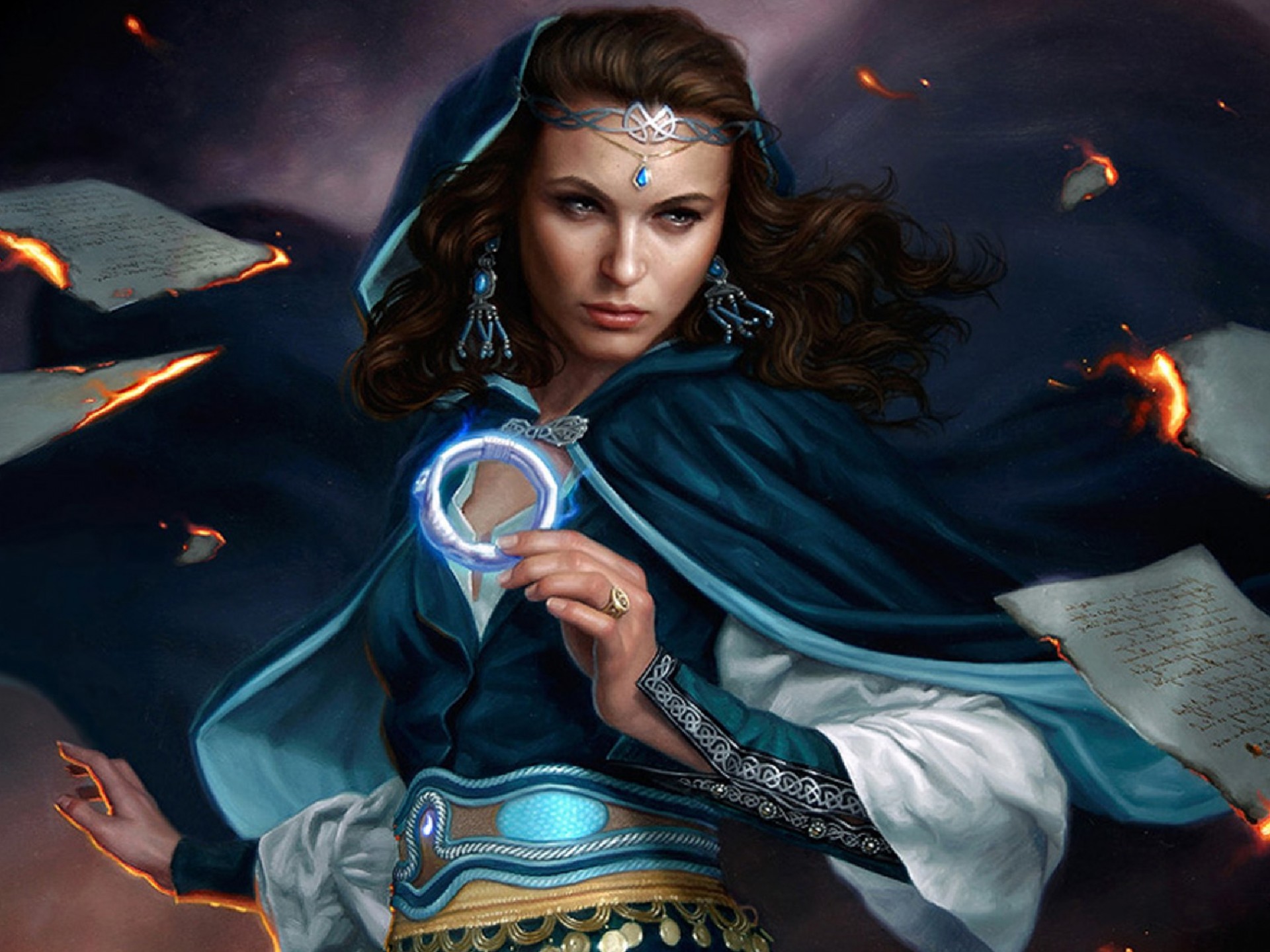 Rosamund Pike As Moiraine - HD Wallpaper 