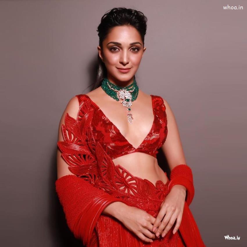 Kiara Advani In Beautiful Red Dress Hd Wallpapers - Kiara Advani India Couture Week - HD Wallpaper 