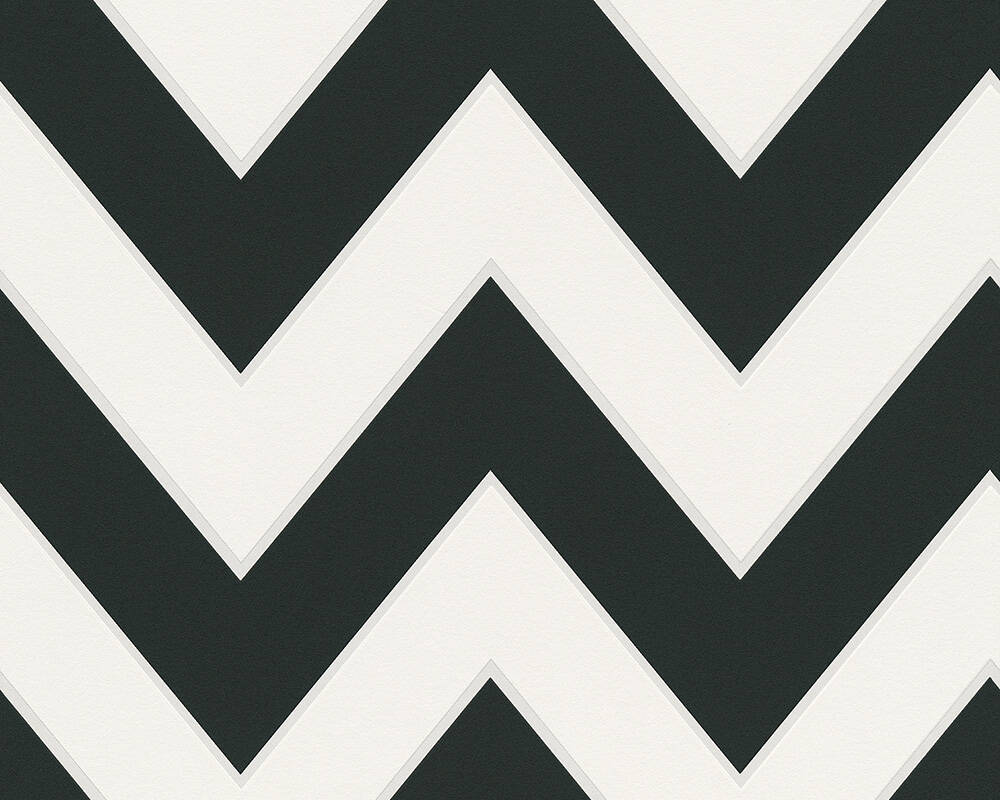 Michalsky Living Wallpaper Stripes, 3d, Black, White - Modern Black And White Wallpaper Designs - HD Wallpaper 