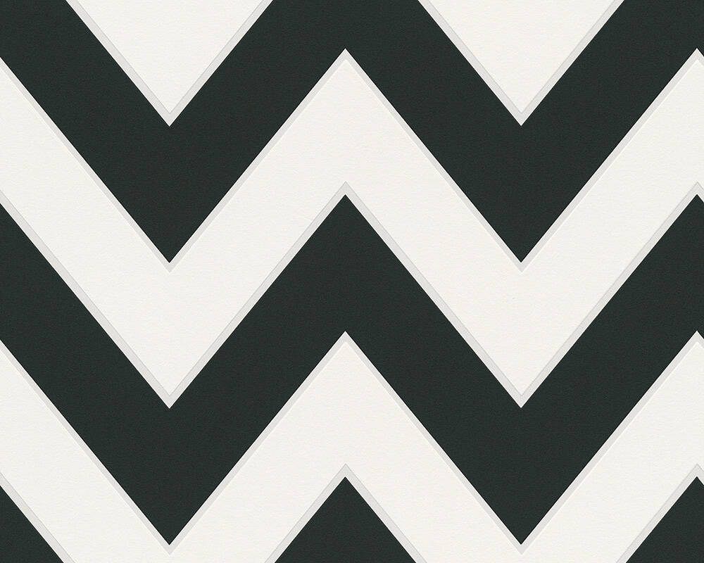 Michalsky Living Wallpaper Stripes, 3d, Black, White - Modern Black And White Wallpaper Designs - HD Wallpaper 