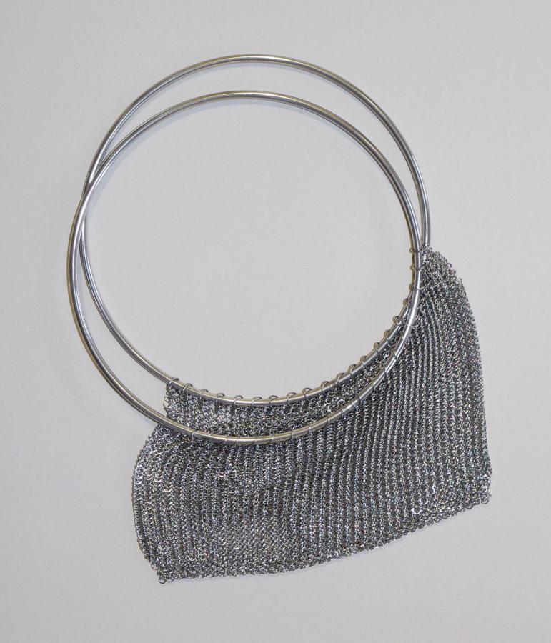 Saskia Diez Chainmail Bag Stainless Steel - Bangle - HD Wallpaper 