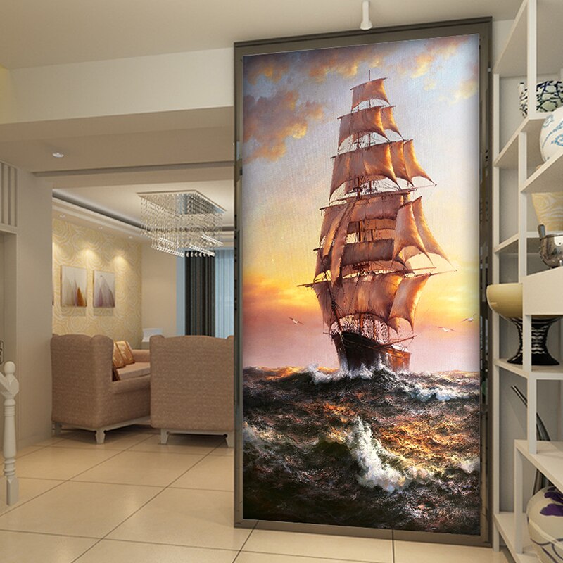 Custom Photo Sailboat Wallpaper For Walls Abstract - Wallpaper