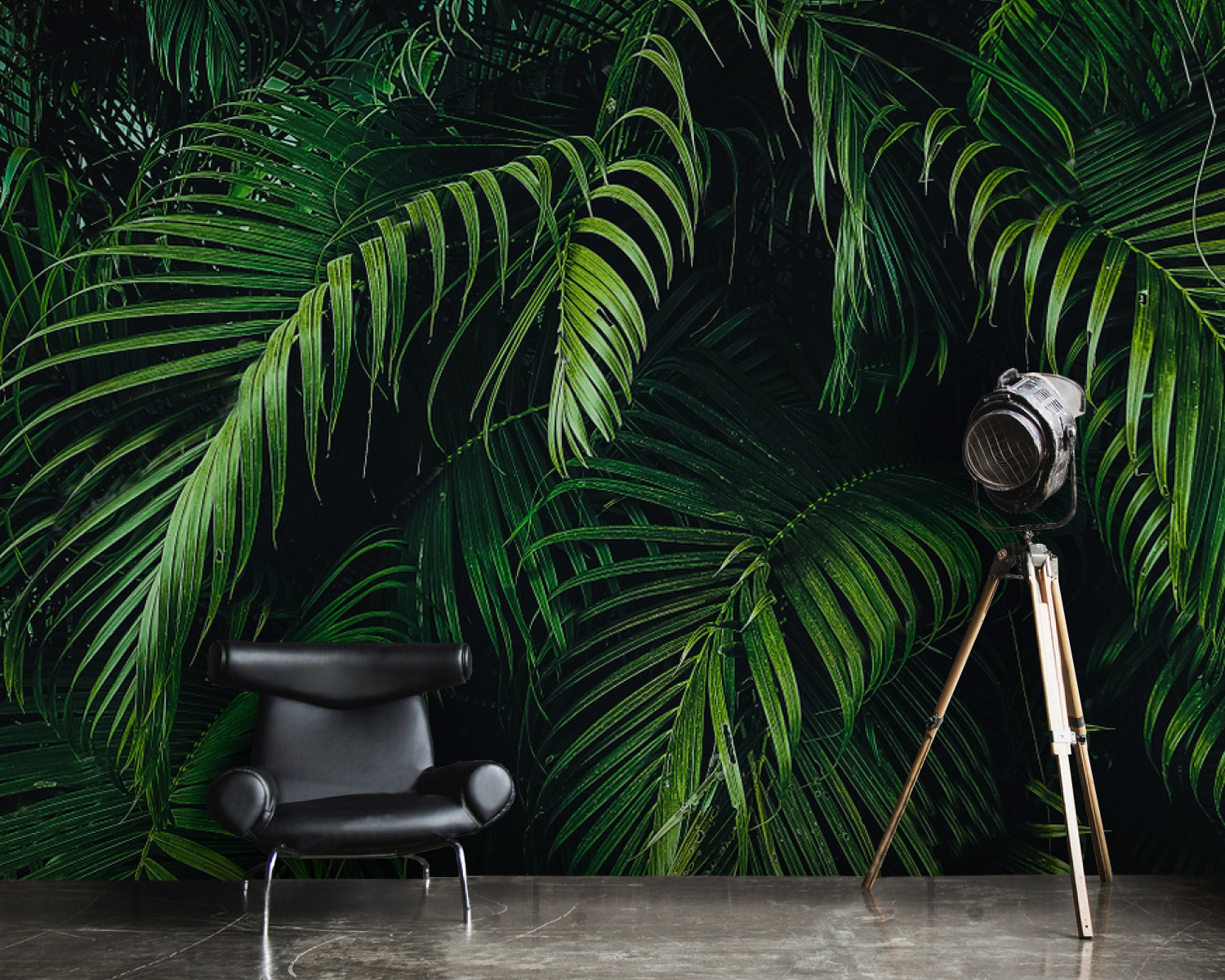 Tropical Jungle Leaves - HD Wallpaper 