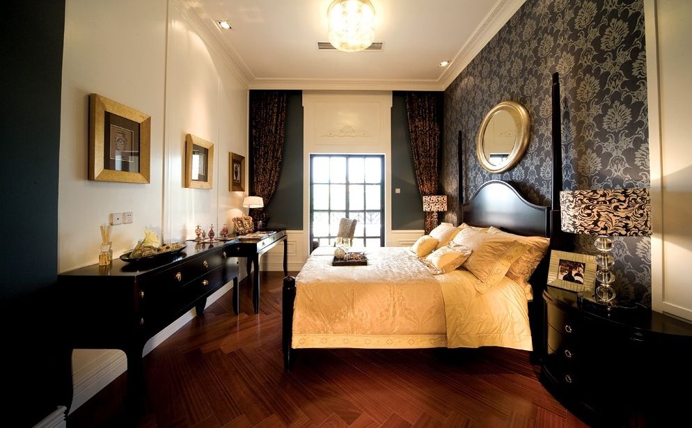 Master Bedroom Wallpaper Ideas, Pictures, Remodel And - Wallpaper - HD Wallpaper 