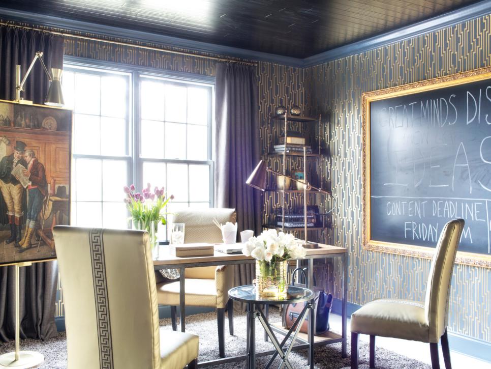 Metallic Office Design - HD Wallpaper 