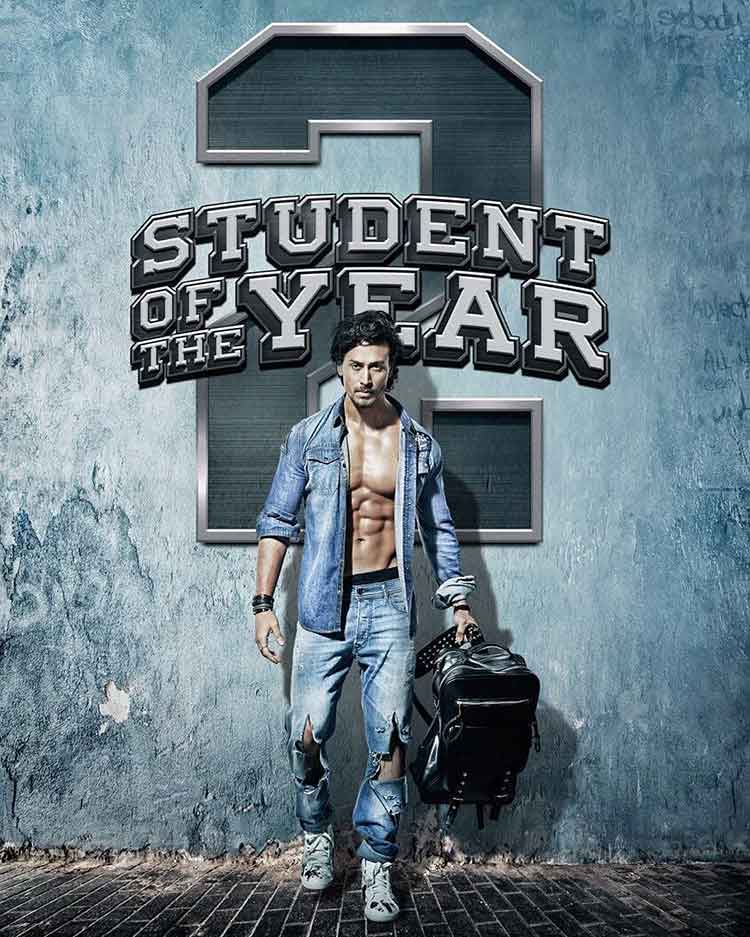 Tiger Shroff Looks Hot In The New Poster Of Student - Tiger Shroff Student Of The Year 2 Poster - HD Wallpaper 