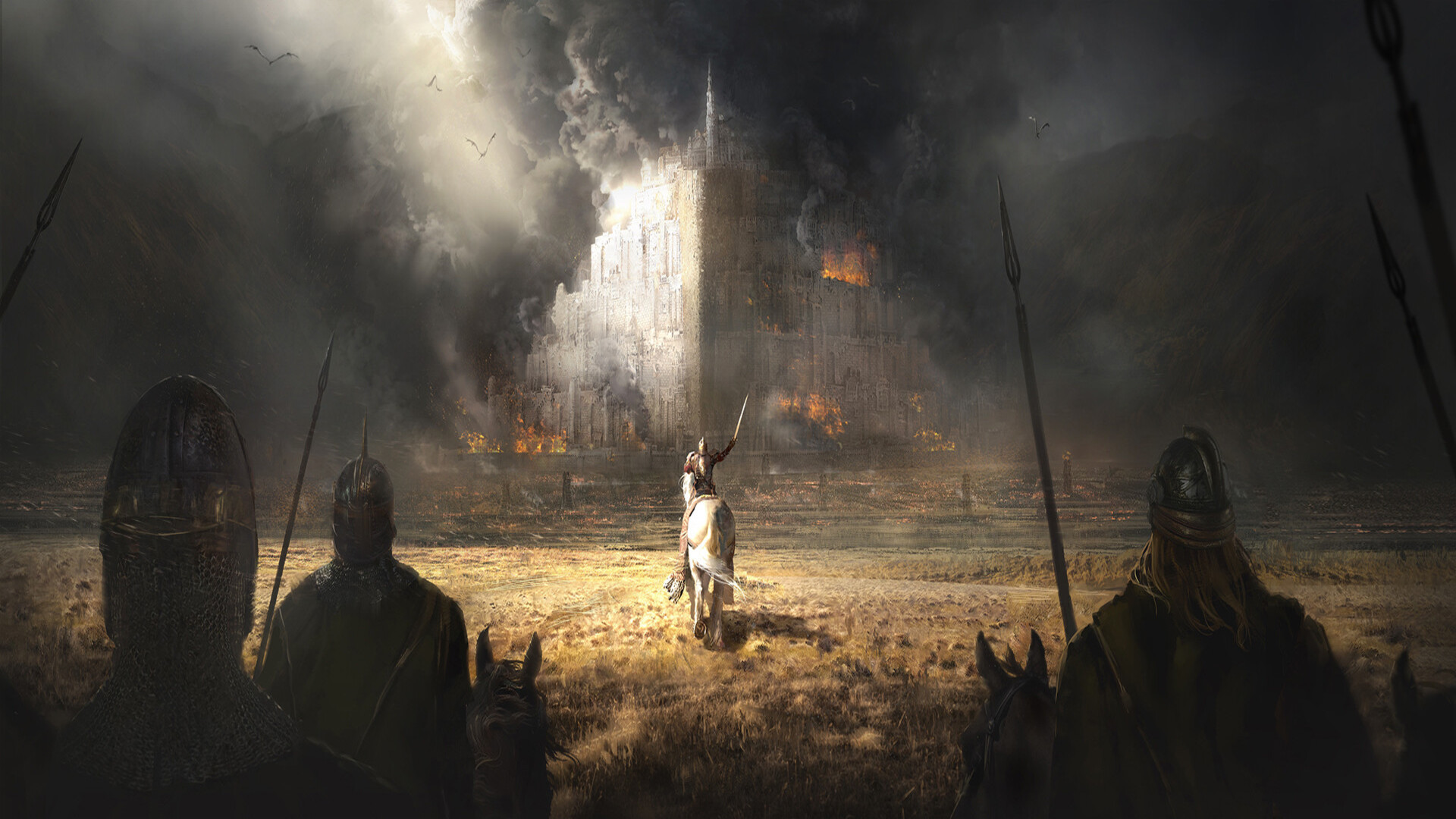 Minas Tirith - HD Wallpaper 