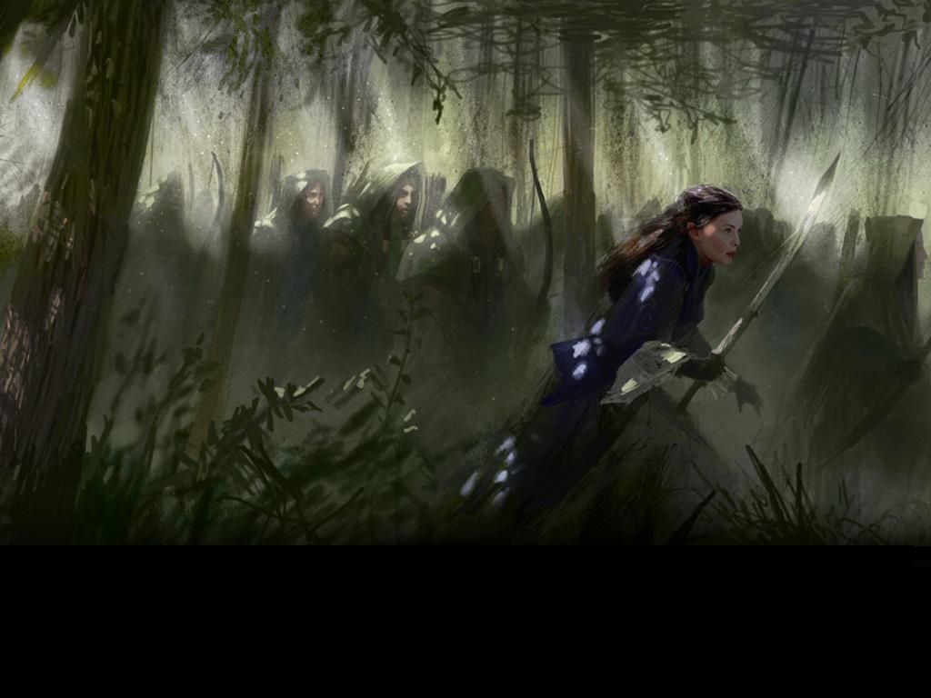 Lord Of The Rings Arwen Art - HD Wallpaper 