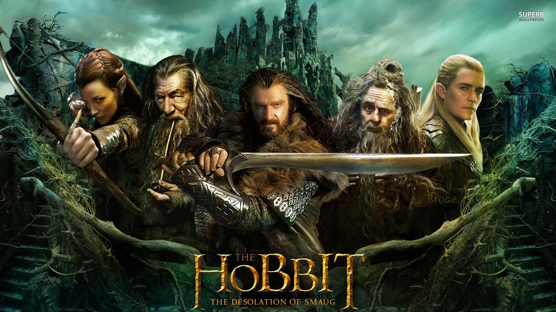 The Hobbit Wallpaper Hd Hd10 
 Data Src - Hobbit The Desolation Of Smaug 2013 - HD Wallpaper 