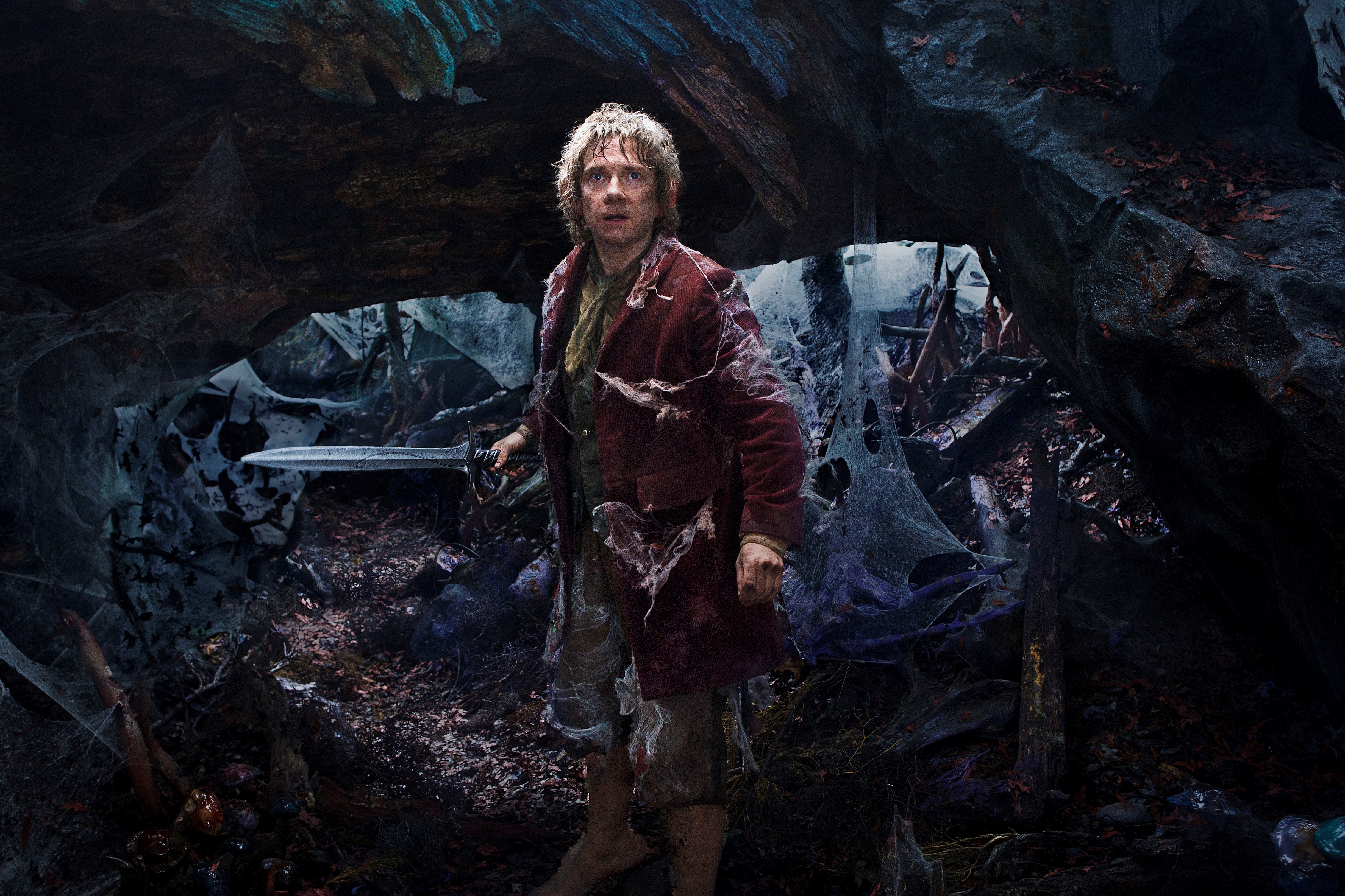 Bilbo Baggins In Hollywood Movie The Hobbit Wallpaper - Bilbo Baggins Hobbit 3 - HD Wallpaper 
