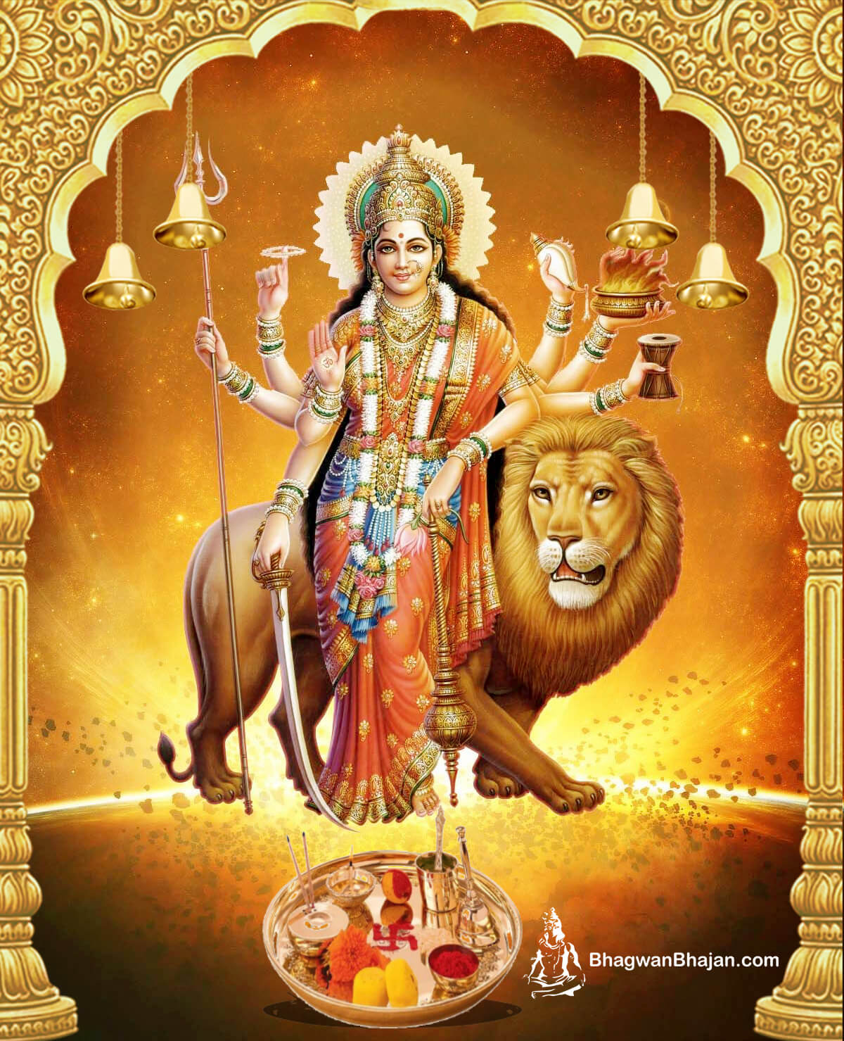Latest Maa Durga Wallpaper Free Download - Ma Durga - HD Wallpaper 
