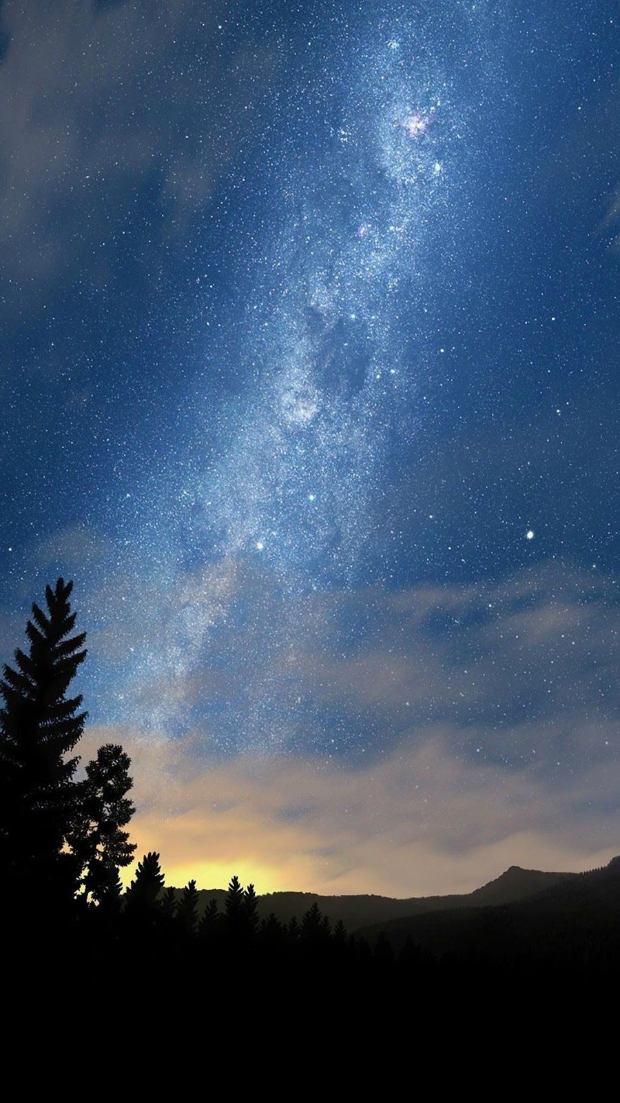 Milky Way Wallpaper Phone - HD Wallpaper 