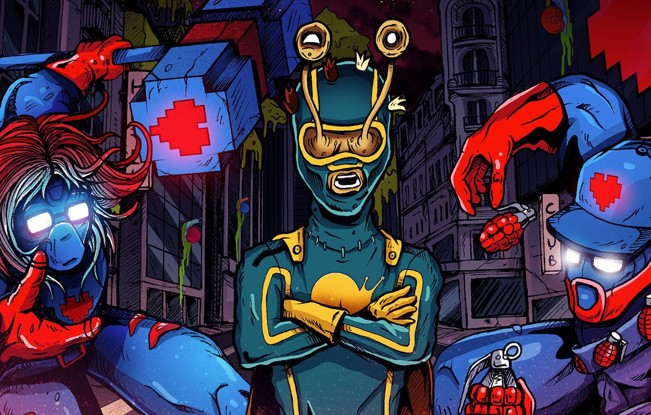 Photo Wallpaper Music, Cover, Monstercat, Pegboard - Snails & Pegboard Nerds Deep In The Night - HD Wallpaper 